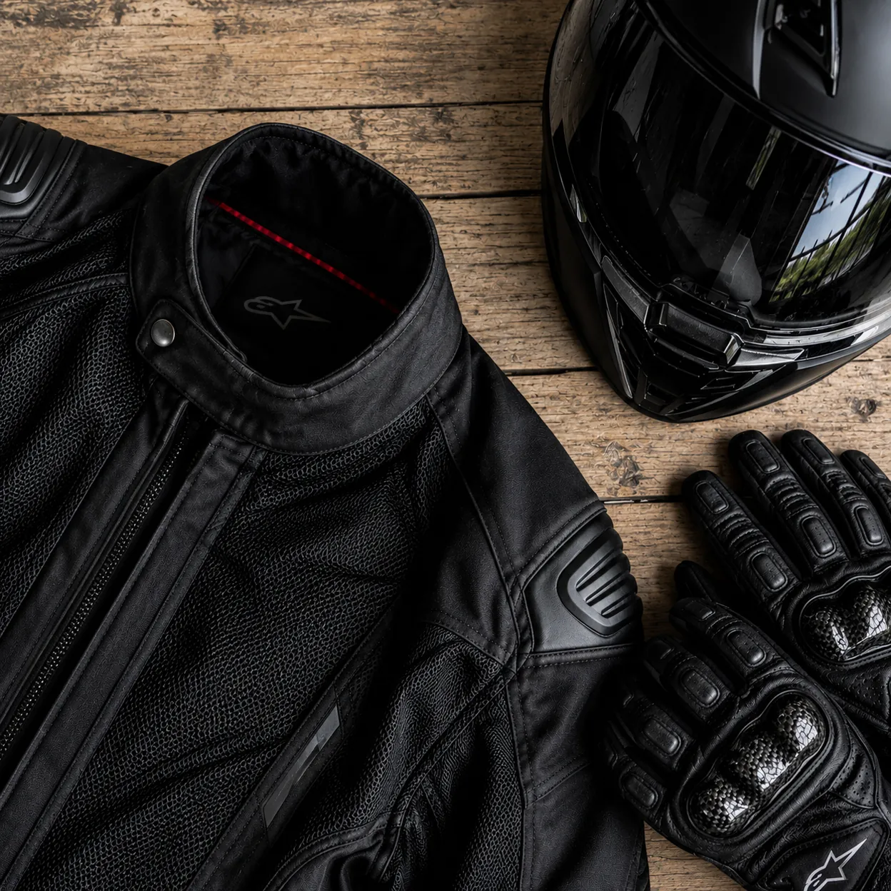 Blouson, casque et gants de moto, équipements et accessoires vendus chez FNR 91 à Ris-Orangis